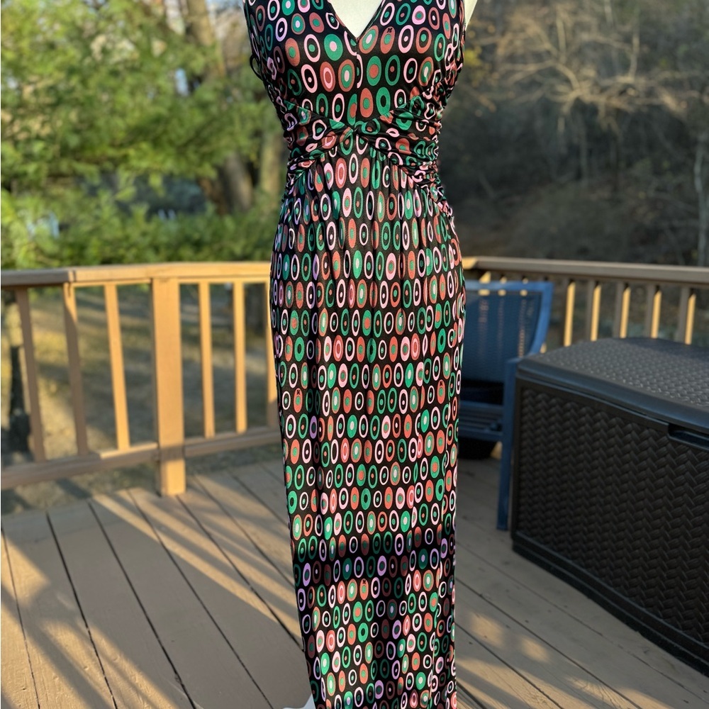 Missoni Halter Tie Neck spring/Summer Dress Sz6 Geometric Colorful Design - Picture 2 of 13